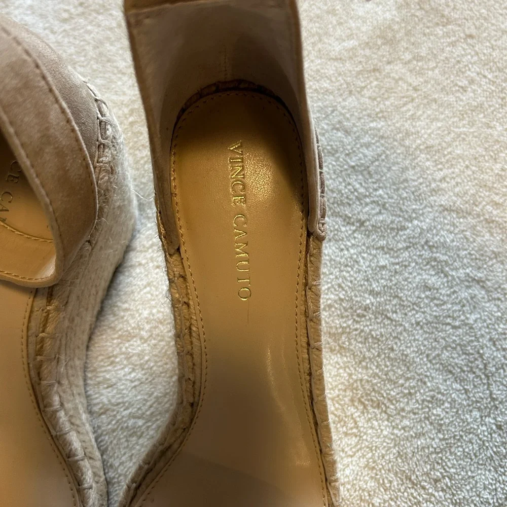 Vince Camuto‎ Beige Espadrille Sandals